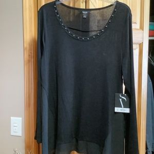 Vera Wang Lightweight Tunic Sweater